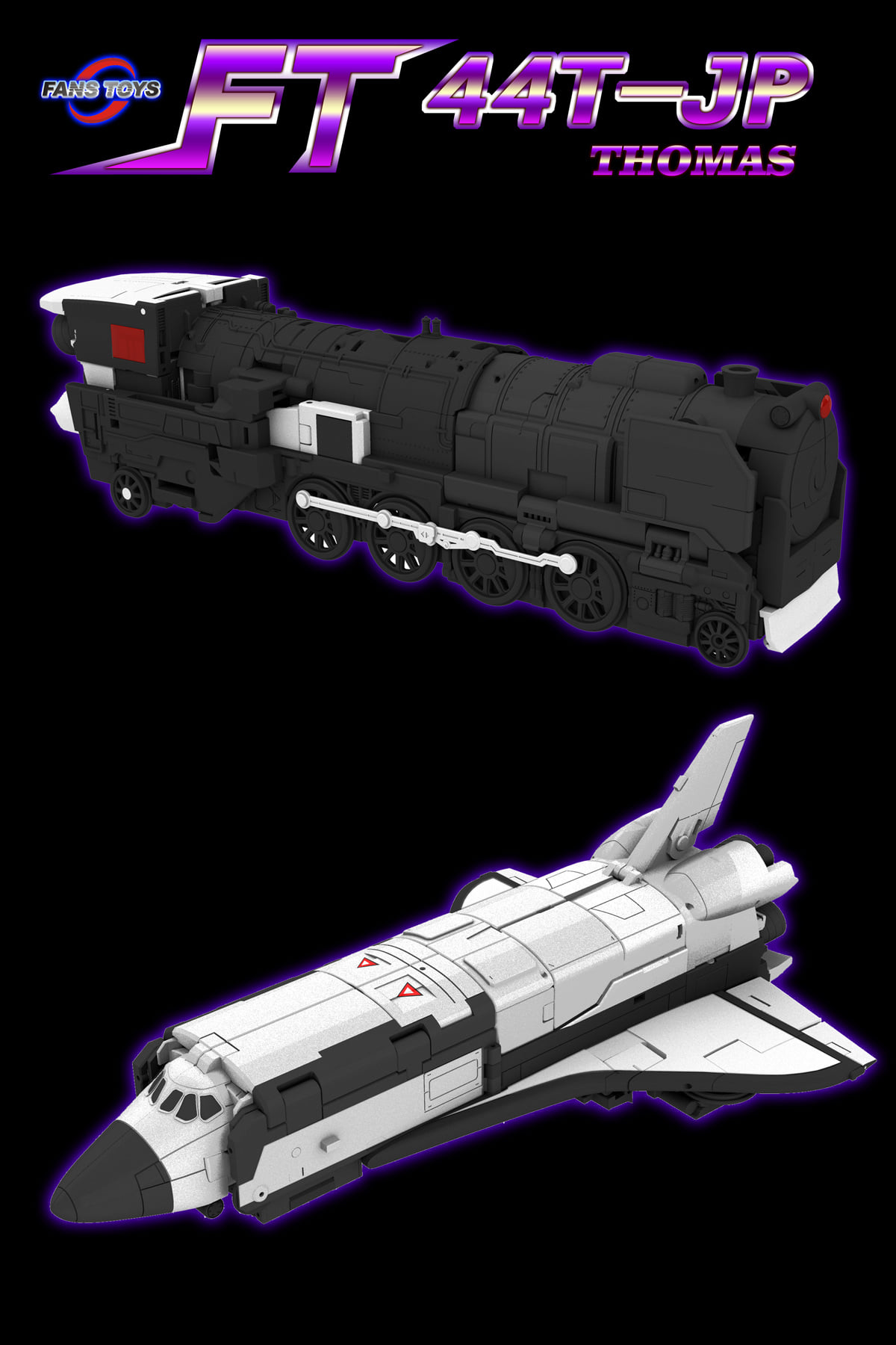 Fans Toys FT-44T-JP and FT-44T-US (G1 Toy Astrotrain) New Reveal